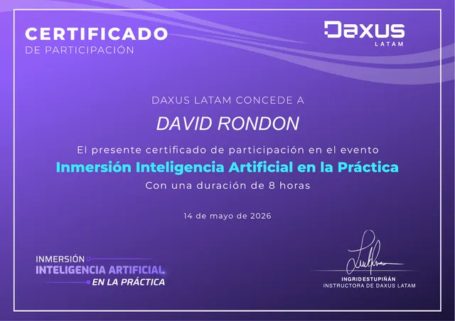 Inmersión IA en la Práctica