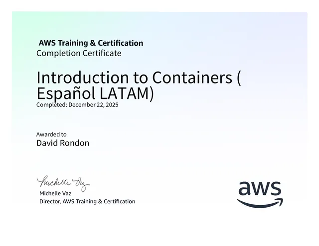 Introduction to Containers (Español LATAM)