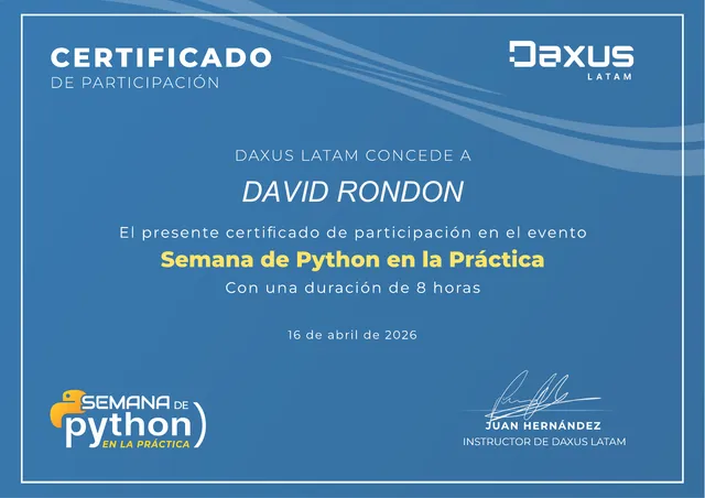 Semana de Python en la Práctica